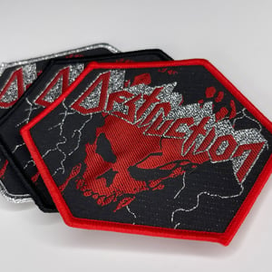 Image of Destruction - Skull Woven Patch