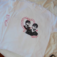 Image 4 of louis heart shirt