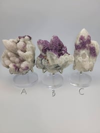 Image 1 of Candle Quartz with Fluorite Medium Crystal Specimen - 3 Styles
