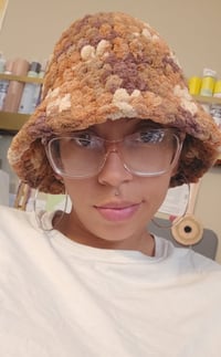 Super soft brown bucket hat