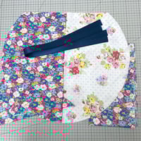 Image 1 of Ruffle-O Ready Cut Textile Kit - Pink and Blues Floral