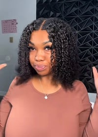 Image 2 of 16” 7x5 Afro Kinky Curly Wig (Marryu)