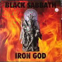 Image 1 of Black Sabbath “Iron God” LP 