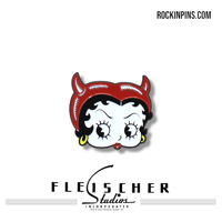 Betty Boop - Lil Devil Head Enamel Pin