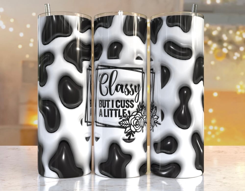 20oz 3D Puff Style Tumblers