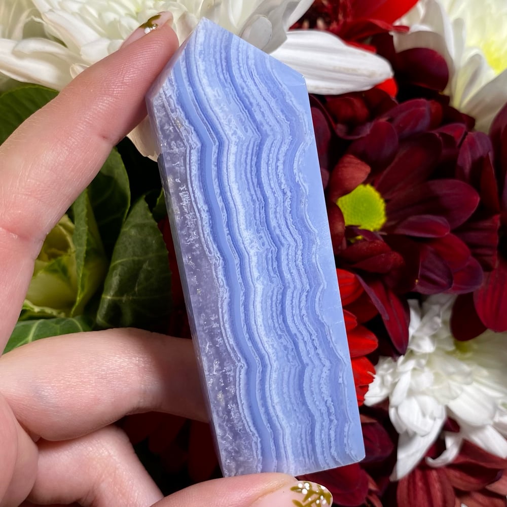 Image of Blue Lace Agate Tower