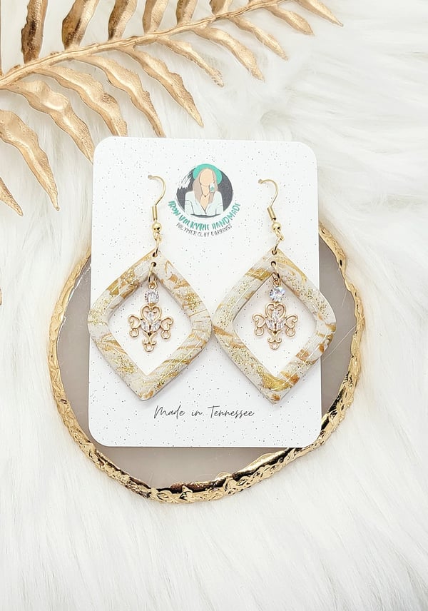 Image of Champagne Shine Dangles 