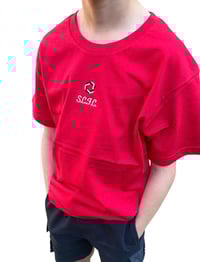 Image 2 of Kids S.C.F.C T-Shirt in Red