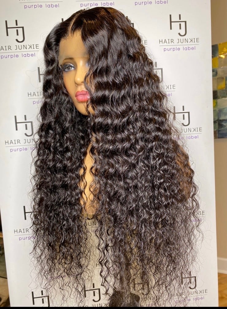 280 DENSITY 5X5 TRANSPARENT CLOSURE WIG HAWAIINE WAVE