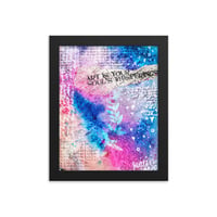 Image 2 of Art Is Your Souls Whisper Framed Print