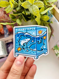 Image 2 of Diecut Sticker - Shark PC