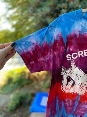 Image of SMALL Scream Into The Void Tie Dye Shirt