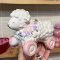 Image 1 of lavender, sage and rosemary scented candle