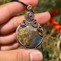 Image 1 of Bloodstone Jasper Pendant 💚