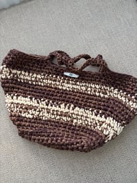 Image 1 of Mocha waves tote bag🤎🧋