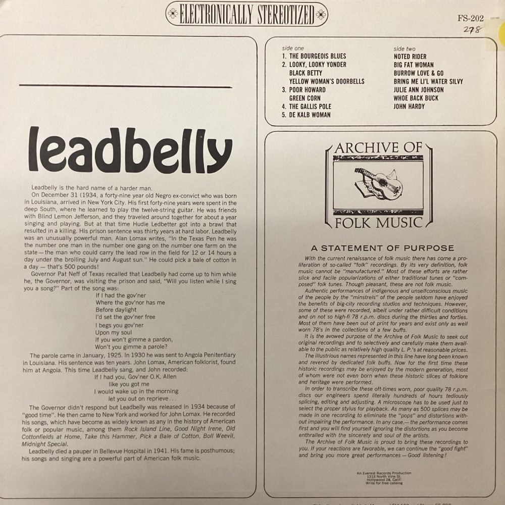 Leadbelly - Leadbelly