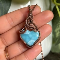 Image 3 of Plump Larimar Heart 💙🌊