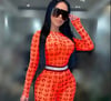 ORANGE 🍊 MESH JUMPER 