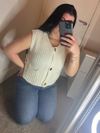 Image 5 of Knitted button vest 