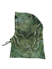 Image 3 of Adult Knit Balaclava in Verdant Geode Ice Dye