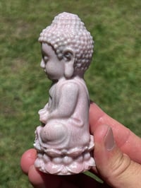 Image 4 of Pink Opal Baby Buddha Carving #2568