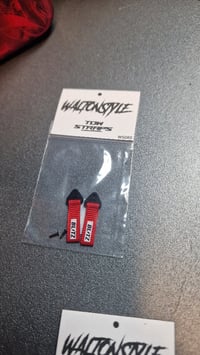 Image 1 of Blitz (white) rc drift tow straps 