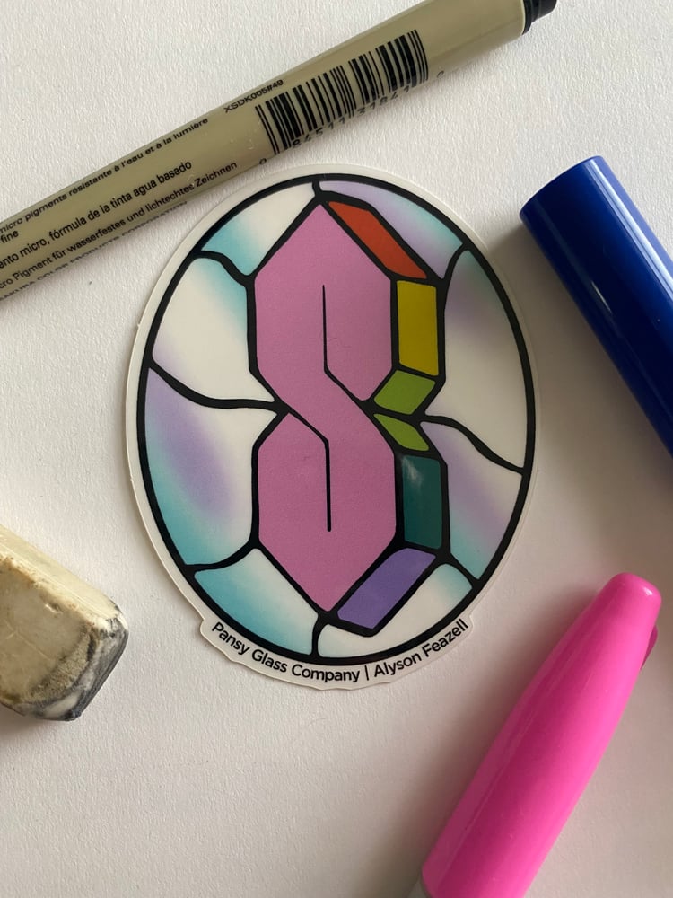 Image of “S” thing sticker