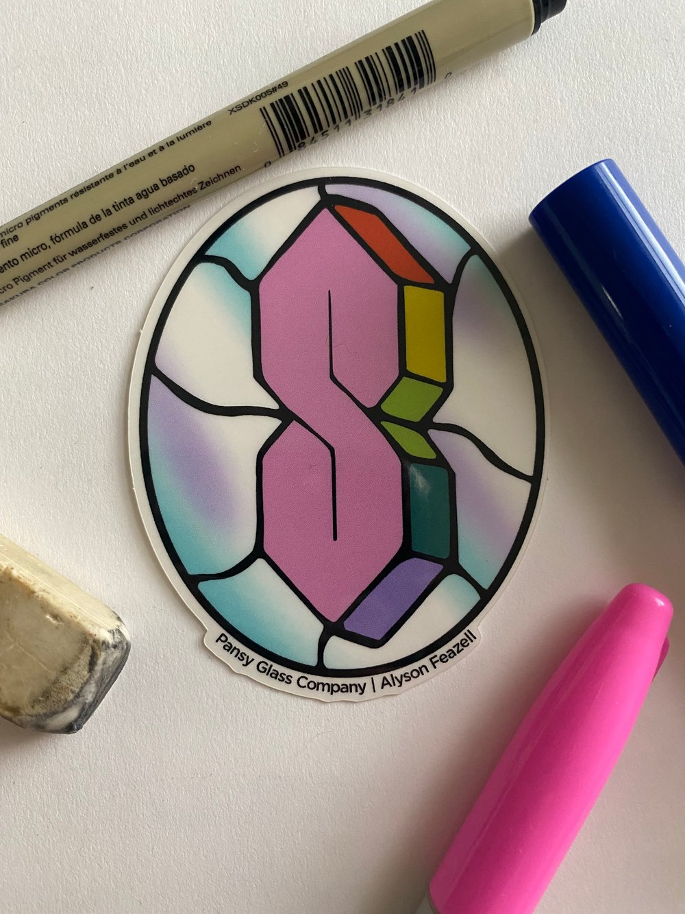 Image of “S” thing sticker