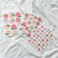 Image 1 of Peach stickers