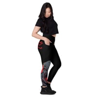 Image 6 of Beauty and The Beast Leggings with pockets