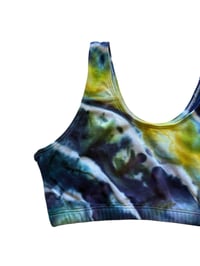 Image 6 of S (34) Cotton-Blend Tank Bralette in Sublime Geode Ice Dye
