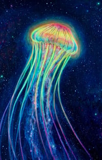 Image 1 of Space Jelly Art Print