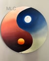 “Sunset / Moonrise” Yin and Yang Inspired Original Oil Painting