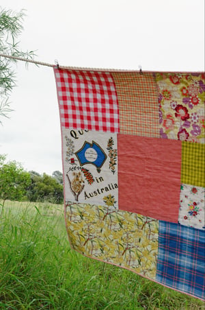 Image of Bush Picnic Quilt ~ ready to ship