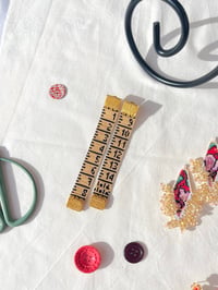Image 1 of Tape measure earrings ~Golden