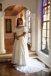 Image 2 of 1980s Satin & Flowers