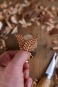 Image 3 of Fern Leaf- Earrings 