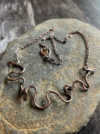 Image 3 of The Power of Three ~ Snake Link Necklace