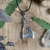 Large Axe Cord Necklace 18"