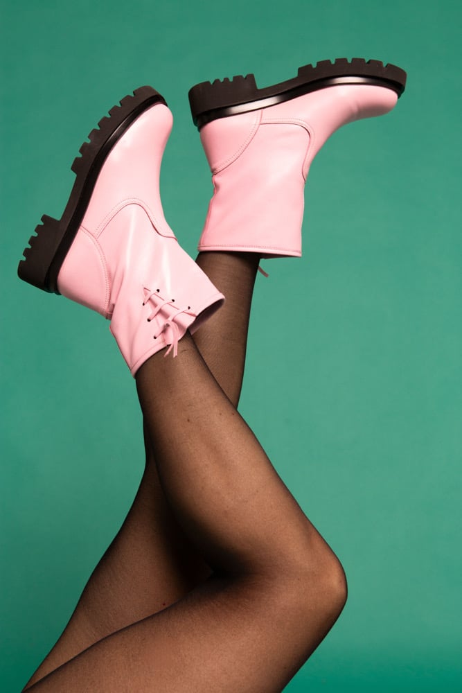 Image of Bota Rosa piel