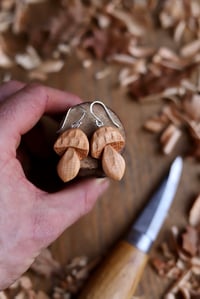 Image 2 of Penny Bun Mushroom- Earrings 
