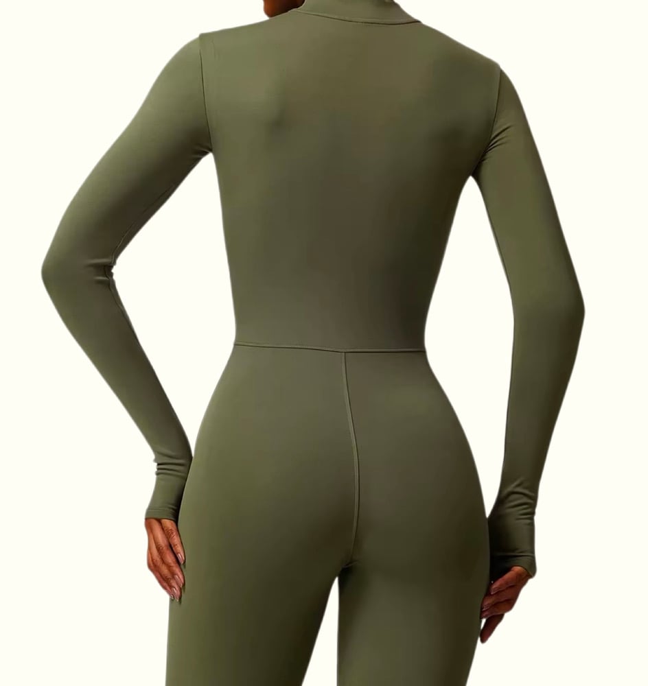 Image of KHAKI FULL BODY SUIT