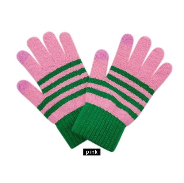 Image of  GREEN PINK GLOVES TOUCH SMART