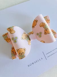 Image 1 of pink teddy bow 