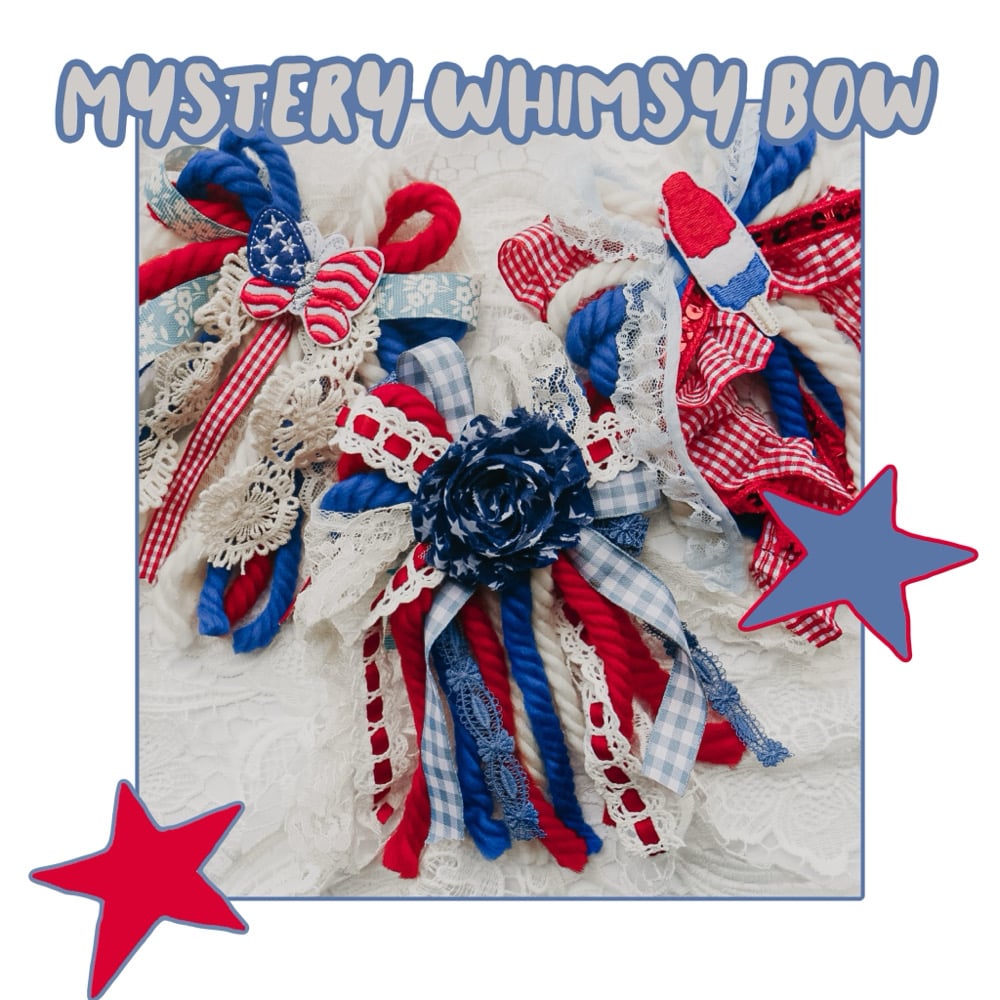 Image of 4TH OF JULY - MYSTERY WHIMSY BOW