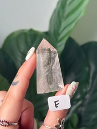 Image 5 of MINI RUTILE IN QUARTZ TOWERS A-E