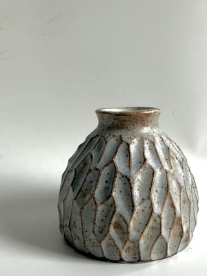 Image of Rusty blue bud vase 