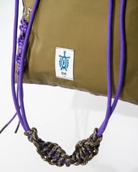 Image 4 of BABI BAG - Purple / Military Green 