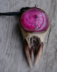 Image 5 of  Magenta Wave Snaggletooth Pendant