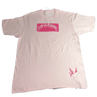 Image 1 of You Vs. Society Tee Shirt - Hot pink/Magenta